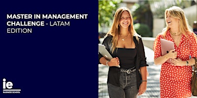 Imagem principal do evento IE Master in Management Challenge: LATAM Edition