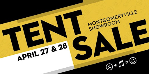 Imagem principal do evento Showroom Tent Sale - Audio/Video Gear Blowout