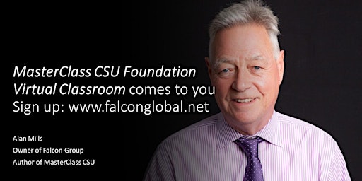 Imagem principal do evento MasterClass CSU Foundation Virtual Classroom training - August