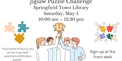 Imagem principal do evento Jigsaw Puzzle Challenge