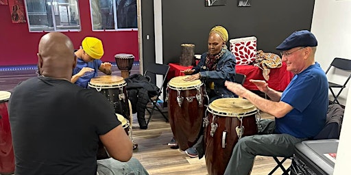 Drumming Classes! “Beginner Latin Hand Percussion” primary image