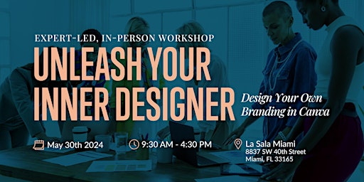 Imagem principal do evento UNLEASH YOUR INNER DESIGNER: Learn to Design Your Own Brand Identity in Canva