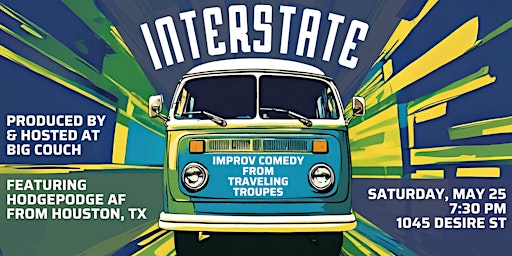 Primaire afbeelding van Interstate: Improv Comedy from Traveling Troupes