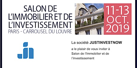 Rencontrez JustInvestNow au salon de l'immobilier à PARIS!  primary image