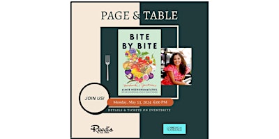 Page & Table - BITE BY BITE with Aimee Nezhukumatathil primary image