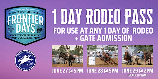Hauptbild für CCA Rodeo at Frontier Days 2024