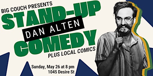 Imagem principal do evento Big Couch Presents Dan Alten Standup Comedy