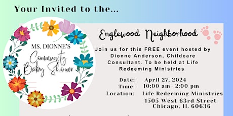 My Community Baby Shower "Englewood Edition"
