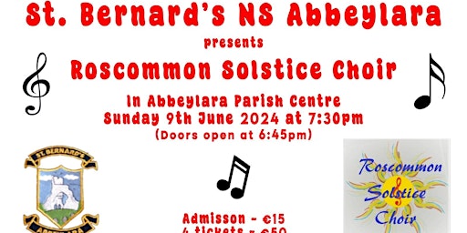 Hauptbild für Roscommon Solstice Choir &  St Bernard's NS Abbeylara