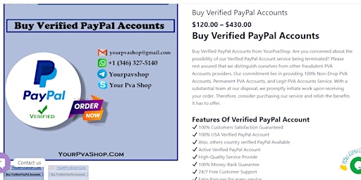 Immagine principale di Buy Verified PayPal Accounts 