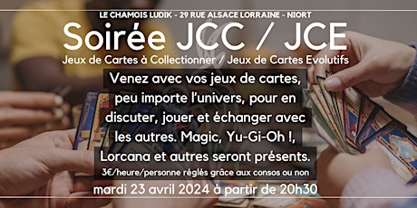 Soirée JCC / JCE