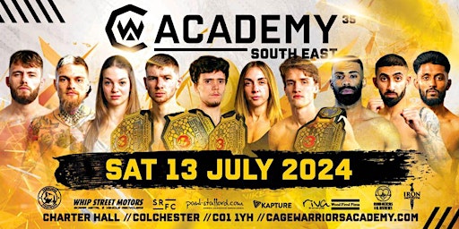 Imagem principal de Cage Warriors Academy South East #35