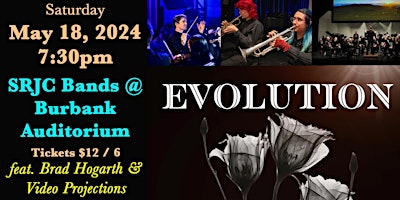 Imagem principal do evento SRJC Symph. Band & Jazz Band: EVOLUTION