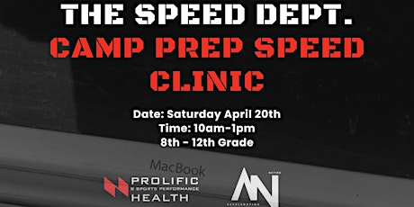 The Speed Dept. Camp Prep Speed Clinic