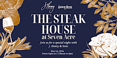 Imagem principal do evento The Steakhouse at Seven Acre