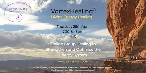 VortexHealing® Divine Energy Healing - Group Session primary image