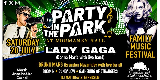 Imagen principal de Party In The Park  - Saturday 20th July 2024