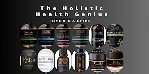 Immagine principale di The Holistic Health Genius: Live Q&A Event 