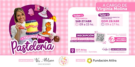 Imagen principal de TALLERES DE PASTELERÍA | Virginia Molina - Carolina Marengo