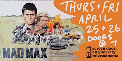 Imagem principal do evento MAD MAX (1980) by George Miller