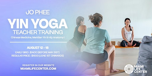 Imagem principal do evento 60-Hour Yin Yoga Teacher Training with Jo Phee