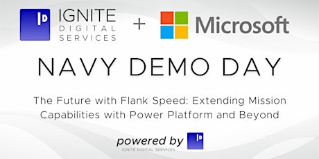 Microsoft Flank Speed Navy Demo Day Powered by IDS