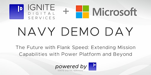 Primaire afbeelding van Microsoft Flank Speed Navy Demo Day Powered by IDS