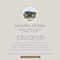 FREE Mommy and Kids Monthly Outing on April 30th primary image