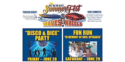 Imagem principal do evento "Waves & Wheels" Party and Fun Run