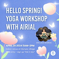 Hauptbild für Hello Spring! Yoga Workshop with Airial