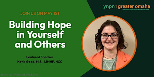 Image principale de ynpnGO Webinar: Building Hope in Yourself and Others