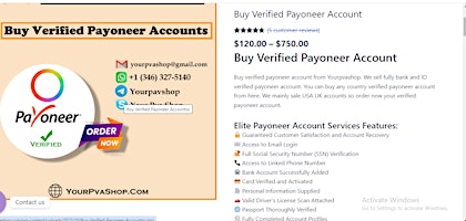 Image principale de Buy Verified Payoneer Accounts
