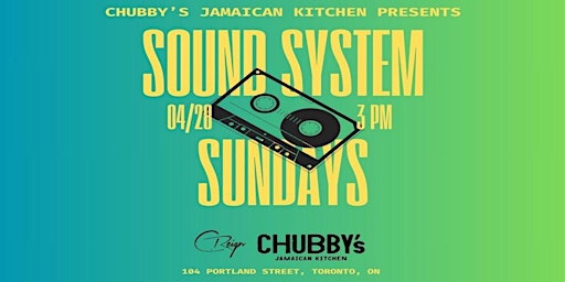 Imagem principal de Chubby's Jamaican Kitchen Presents: Sound System Sundays