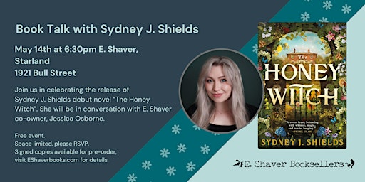 Hauptbild für Book Talk with Sydney J. Shields
