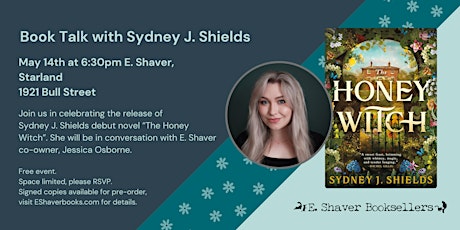 Book Talk with Sydney J. Shields