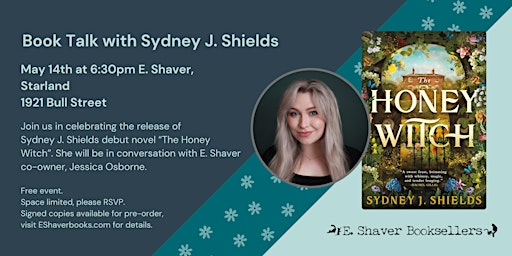 Primaire afbeelding van Book Talk with Sydney J. Shields