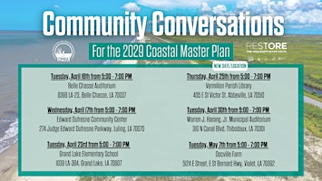 Belle Chasse Community Conversation - 2029 Coastal Master Plan primary image