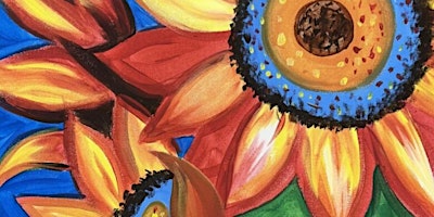 Vibrant Sunflower Blossoms - Paint and Sip by Classpop!™  primärbild