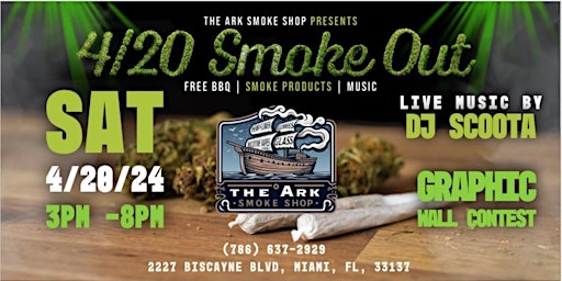 Image principale de 4/20 Smoke Out: FREE BBQ, Products, Entertainment, Music & More!