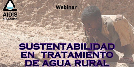 Image principale de Webinar Sustentabilidad en tratamiento de agua rural