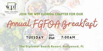Imagen principal de Florida WPF - Annual FGFOA Breakfast Event