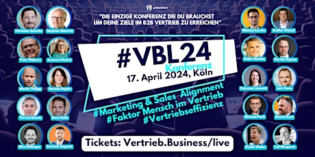 Imagem principal do evento Vertrieb.Business Live Konferenz 2024