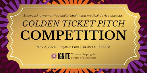 Imagem principal do evento Golden Ticket Pitch Competition