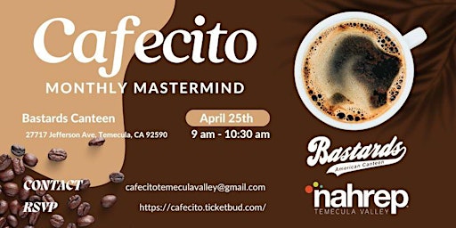 Imagen principal de Cafecito Monthly Mastermind Event