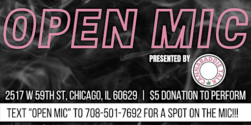 Imagen principal de CANNABADDIE TALK Presents: The Open Mic