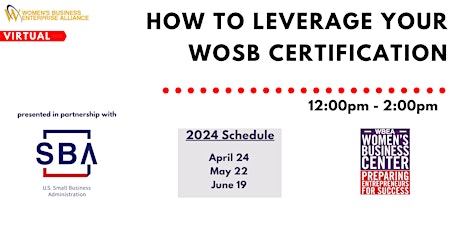 Imagem principal do evento How to Leverage Your WOSB Certification