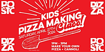 Imagem principal do evento Kid's Pizza Making Class At Posto Boston!