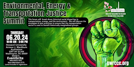 Environmental, Energy & Transportation Justice Summit