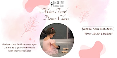 Imagem principal de Mini Twirl Demo Class