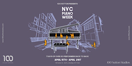 100 Sutton Presents: NYC Piano Week!